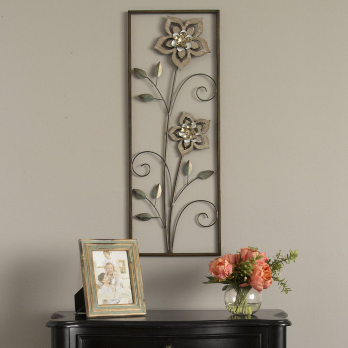 Wood Flower Panel Wall Décor Birch Lane